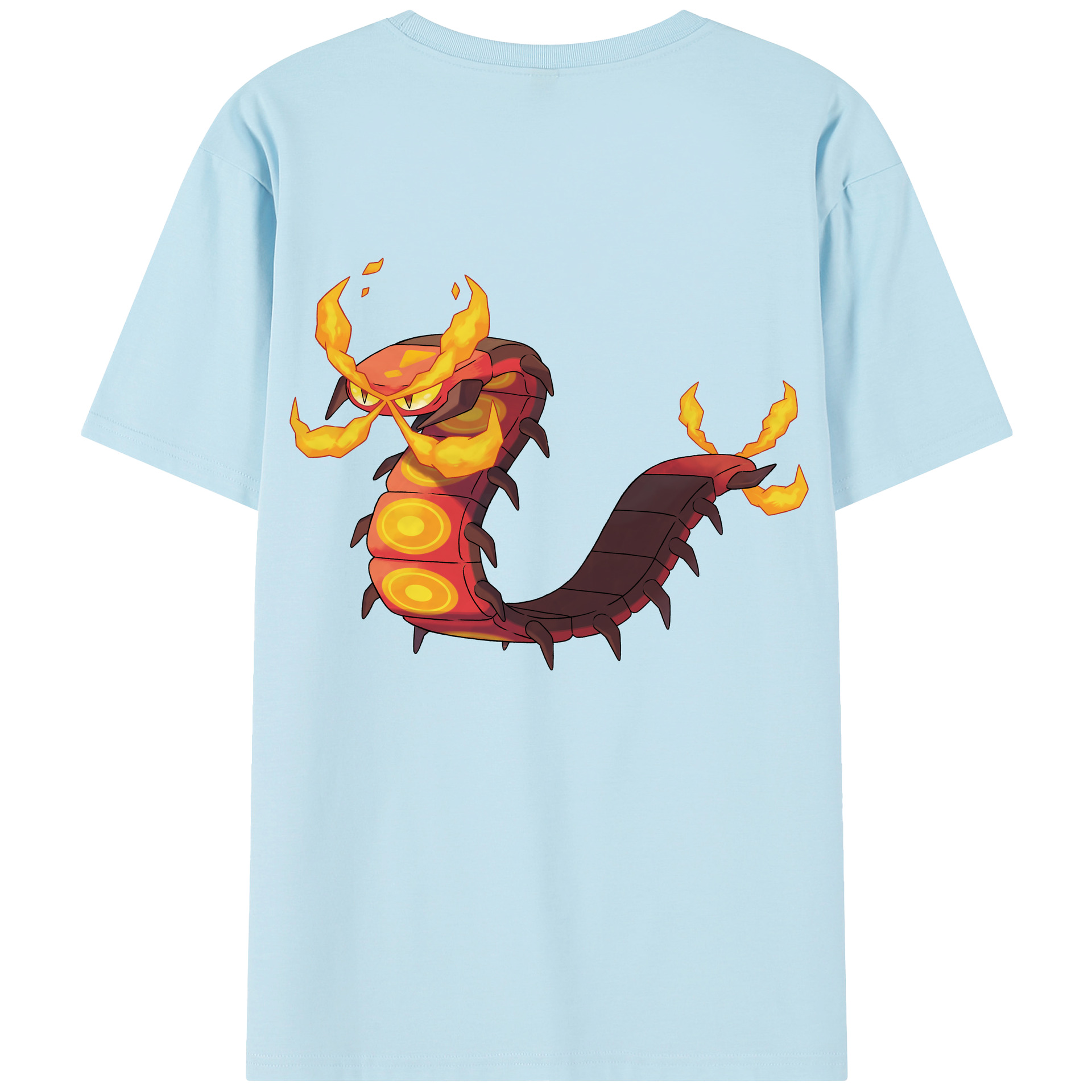 （画像用） ポケットモンスター Pokémon 綿100％半袖Tシャツ（背面プリント）